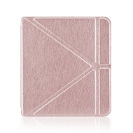 Kobo Libra Colour (7&quot;) N428 - Origami Hoes / Slimfit Sleepcover - Rose Goud