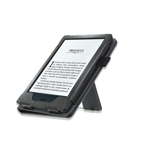 Amazon Kindle Paperwhite (6") 7th Generation - 2in1 Stand Cover / Hoesje / Sleepcover - Zwart