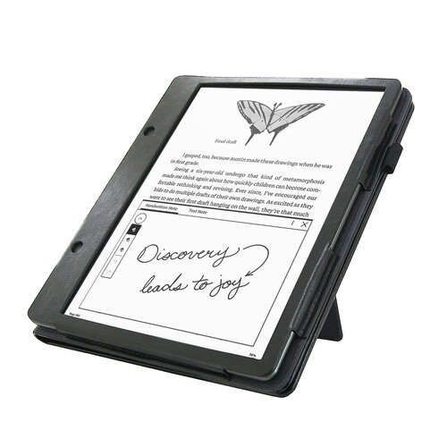 Amazon Kindle Scribe (10.2") 1st Generation - 2in1 Stand Cover / Hoesje / Sleepcover - Zwart