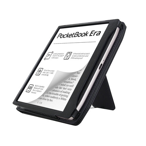Pocketbook Era (7") PB700 - 2in1 Stand Cover / Hoesje / Sleepcover - Zwart
